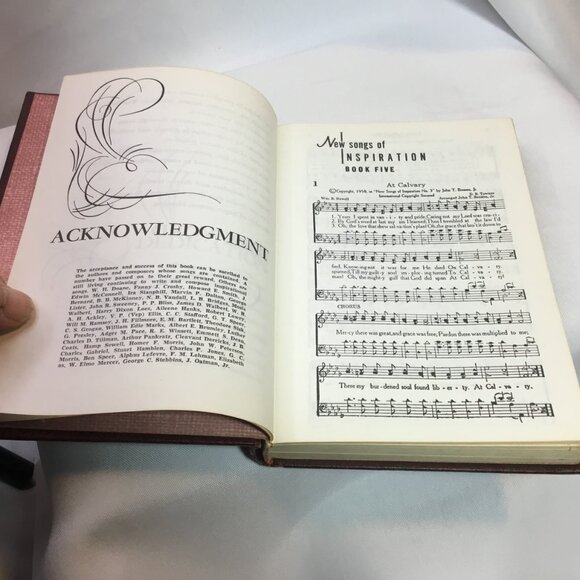New Songs of Inspiration Book 5 by John T Benson 1963 Song Book - Picture 8 of 9